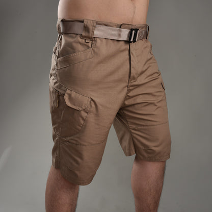 🔥【S-6XL】Pantalones cortos tácticos impermeables para exteriores para hombre❤️ (40-105 kg)