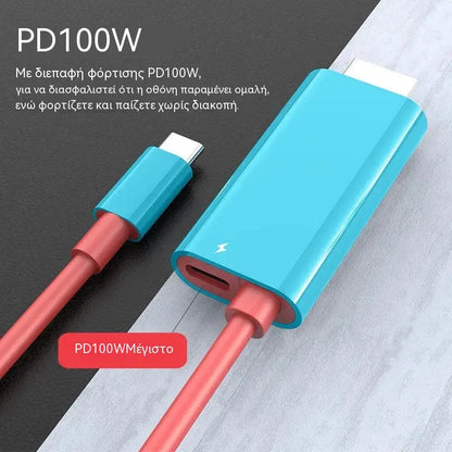 Adapterski kabel USB-C v HDMI za Switch