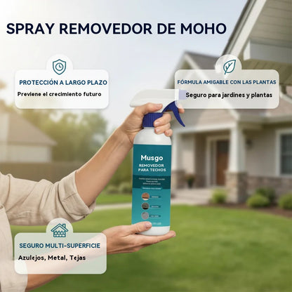 🔥Compra 1 y llévate 1 gratis🔥🌿Removedor versátil de musgo y algas para techos