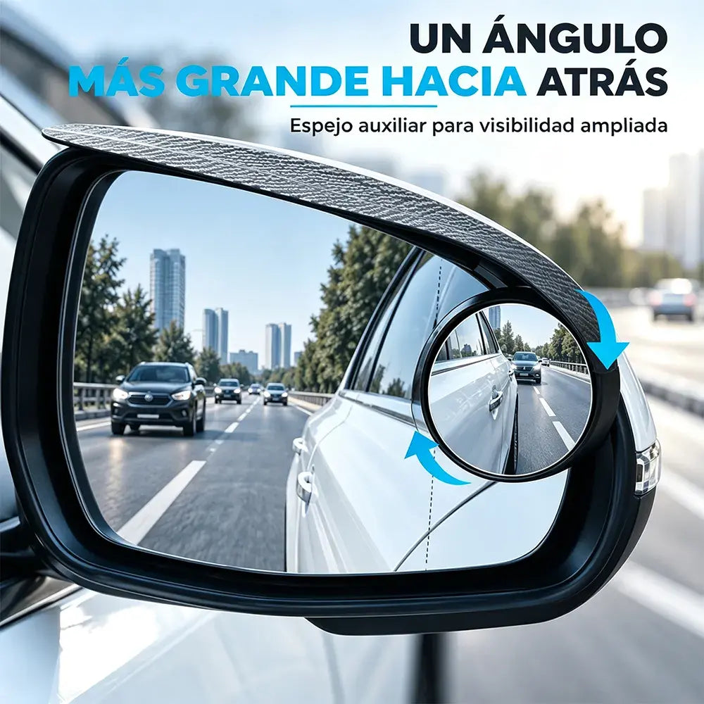 🚗🌧️ Visera Antilluvia para Espejos Retrovisores | Espejo Auxiliar de Punto Ciego con Diseño Giratorio para Coche