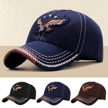 🔥【Productos más vendidos】💙Gorra de béisbol con bordado de águila