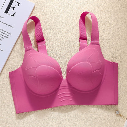 【Compra 1 y llévate 1 gratis】Ropa interior sin costuras de tallas grandes para mujer, sujetador push-up y de soporte para evitar la flacidez y la expansión hacia afuera.