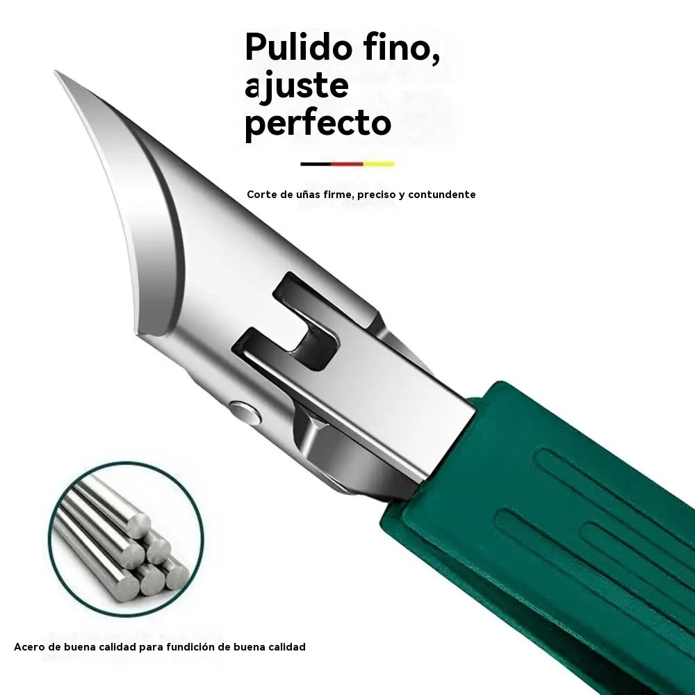 🔥【50%OFF】🔥 Cortaúñas antisalpicaduras con borde inclinado de 25° (juego de 3 piezas)