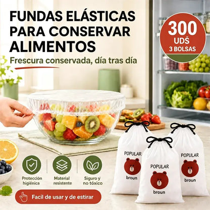 🔥(300 unidades)Solo 24 euros🍽️Funda de plástico antibacteriana extragrande y gruesa apta para uso alimentario