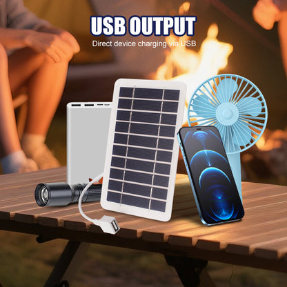 🌞Primavera: ¡50% de descuento!🔋Panel solar ultraligero (2W 5V) – Cargador USB portátil para senderismo y acampada – Versátil y resistente a la intemperie.