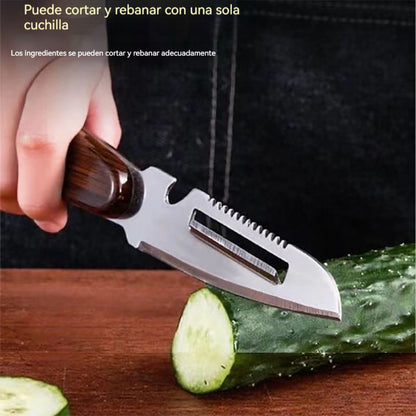 👍3 artículos por 23 euros:🧅🔪 Pelador de cocina multifuncional 3 en 1: ¡Pela, corta y abre botellas! 🔥