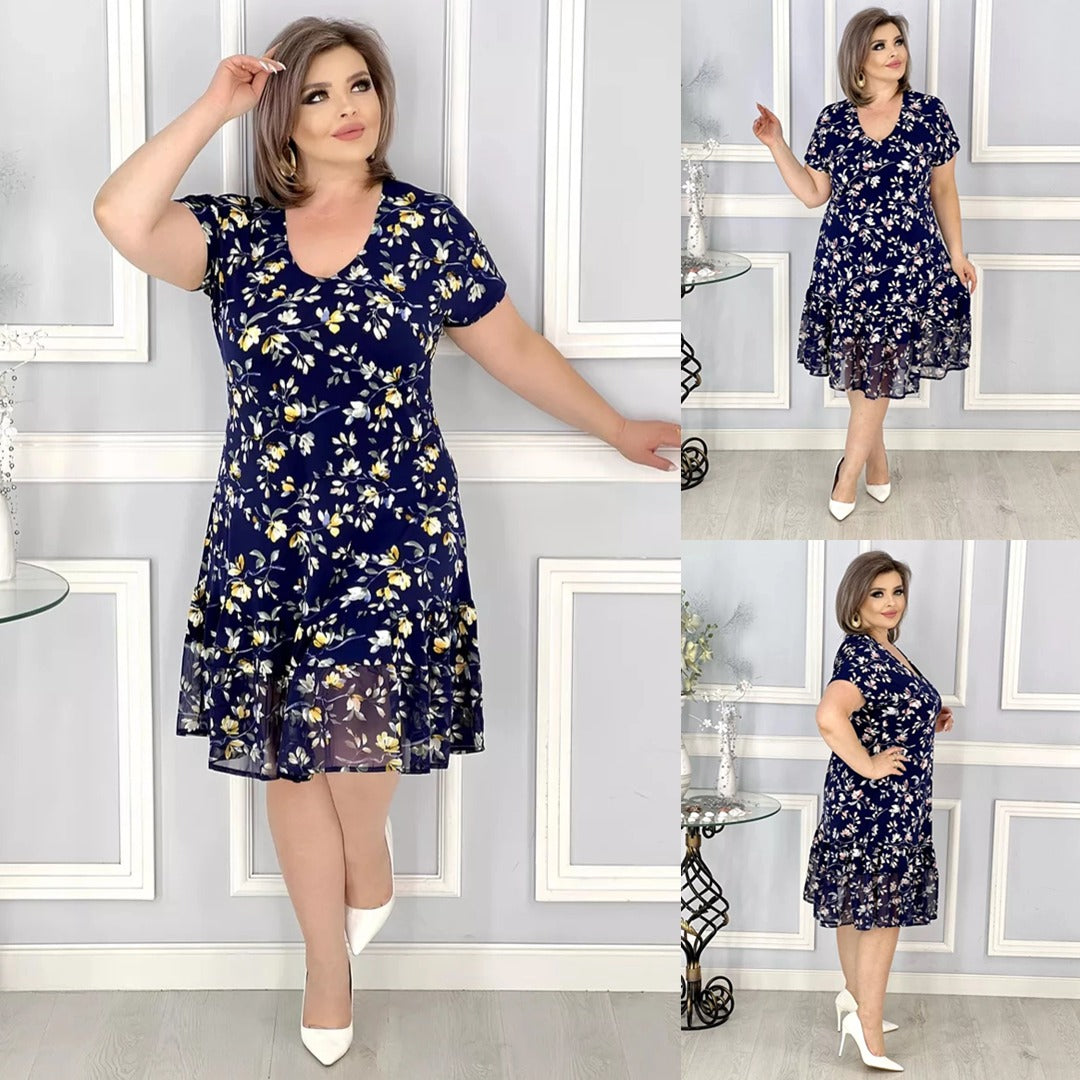 🔥【S-5XL】👗El nuevo vestido de moda, diseño clásico, elegante y sencillo.