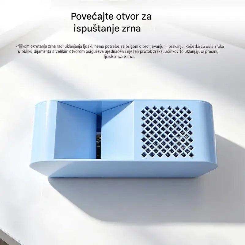 Čistač sjemena za ptice: Brzo uklanja prazne ljuske za čišću hranu.