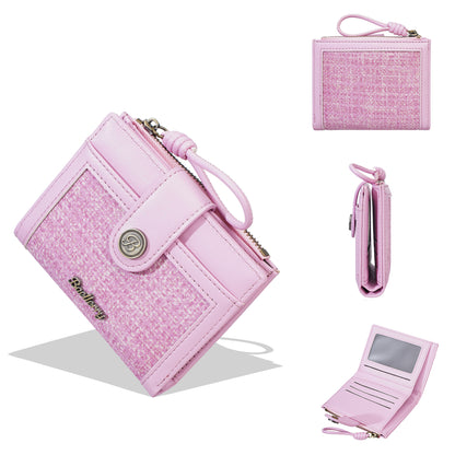 👛Cartera elegante y de alta gama con cremallera y múltiples ranuras para tarjetas.