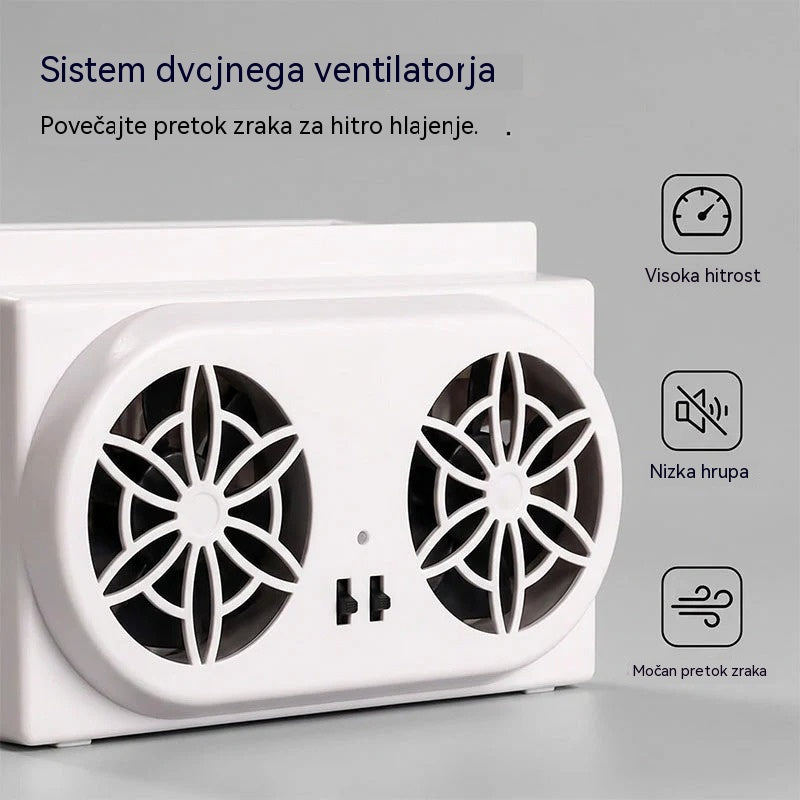 50%OFF🌀Ventilador para coche alimentado por energía solar