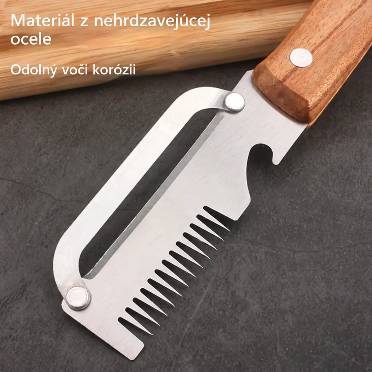 🔥Kúpte 1 kus a získajte 1 zadarmo (2 kusy)🧅🔪 Multifunkčná kuchynská škrabka 3 v 1: Šúpe, krája a otvára fľaše! 🔥