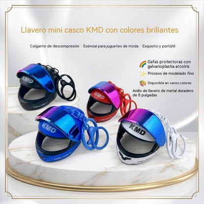 ¡Compra 1 y llévate 1 gratis! 🔥🔥 Divertido llavero con forma de mini casco de motocicleta.