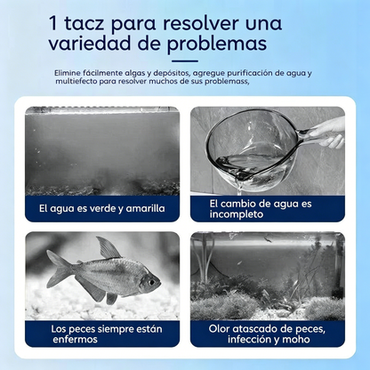 🐠🌿 Eliminador de musgo y agua verde para acuarios