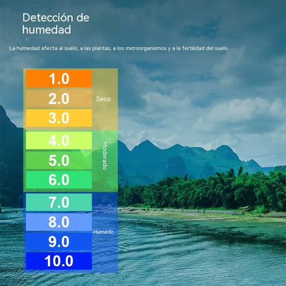 🌿💧 Monitor de riego para plantas: ¡Sepa exactamente cuándo sus plantas necesitan agua! (Función opcional de termómetro o medidor de pH)