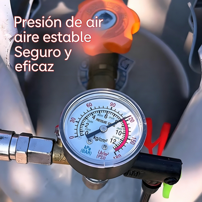 👍👍Manómetro de presión modificado para tanque de GLP. Bomba de aire y herramientas para reparación de neumáticos. Válvula miniatura para extintor de incendios de alta presión para exteriores.【Ventas mensuales: 9999+】