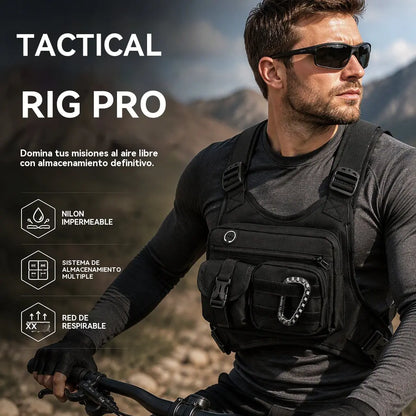 📢📢 ¡50% DE DESCUENTO! ⏰ Bolsa táctica de pecho para hombre para ciclismo al aire libre