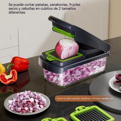 ✨✨Cortador y triturador de cocina multifuncional (para rebanar, desmenuzar y rallar)