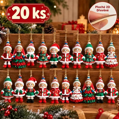 🎄【20 piezas】🎅Adornos navideños adorables✨