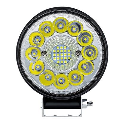 Faros LED redondos de 99 W para coches modificados, faros auxiliares para vehículos todoterreno