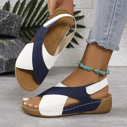 【30%OFF】【36-43】🔥Sandalias ortopédicas de tacón inclinado ultra cómodas