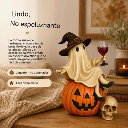 👻🍷 Noche de Vino Fantasma - Decoración de Halloween