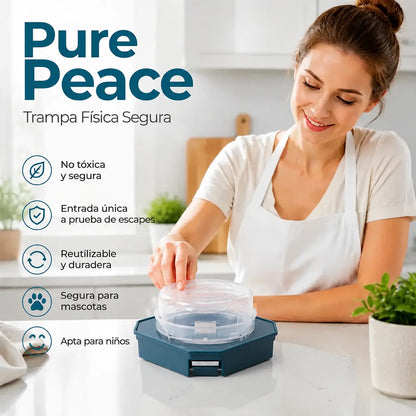🔥【compre uno y llévese otro gratis】【2 piezas 26 euros】💪 Estación de cebo reutilizable para cucarachas