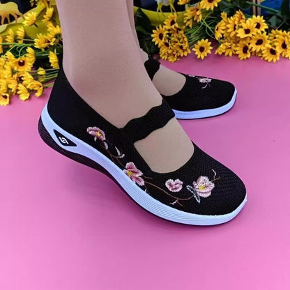 🥰✨【Oferta por tiempo limitado】💐【36-41】Zapatos cómodos, transpirables y antideslizantes para personas de mediana edad y mayores.