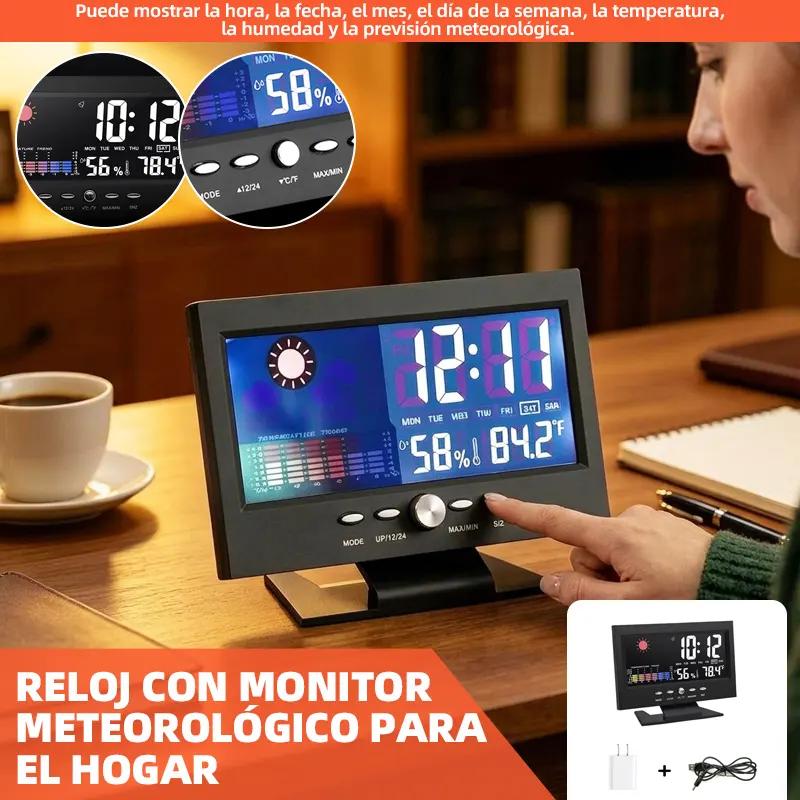 Reloj meteorológico más vendido Reloj meteorológico 8082T【2 piezas es más rentable】