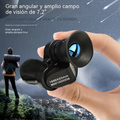 👀🔭Telescopio monocular de bolsillo en miniatura con capacidad de visión nocturna de alta deriva.