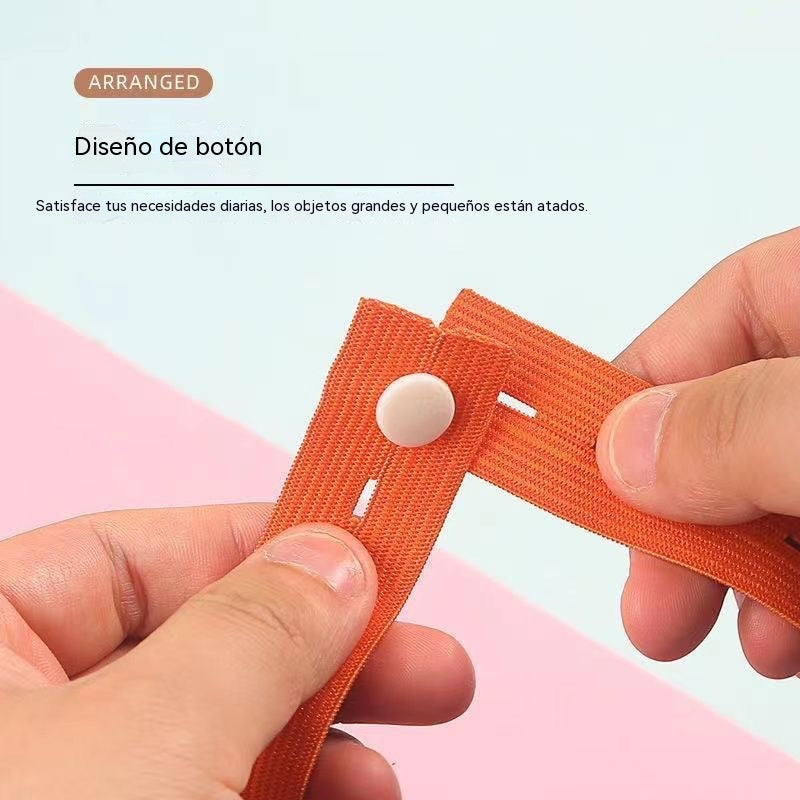 💖【50 piezas】Solo 26 euros👕🎗Correa para agrupar y guardar edredones y prendas de vestir