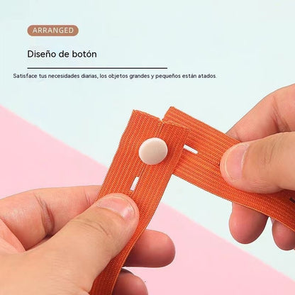 💖【50 piezas】Solo 26 euros👕🎗Correa para agrupar y guardar edredones y prendas de vestir