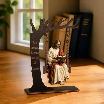 🔥Compra 1 y llévate 1 gratis🔥🔥 Último día: 50 % de descuento - ✝️📚 Adorno colgante cristiano de Jesús