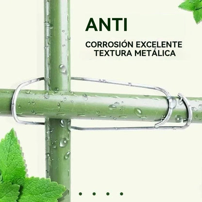 🔥【Compre 15 y obtenga 15 gratis】Hebilla fija de escalada de ratán, hebilla de conexión de poste de soporte, hebilla de plantación de alambre de plantación