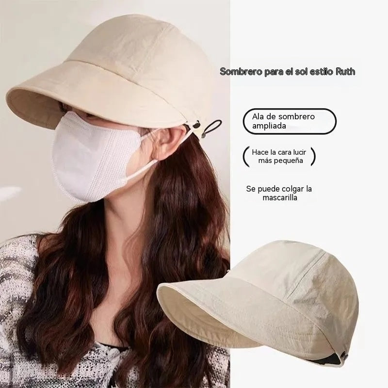 👒☀️ Sombrero de sol para mujer: transpirable, ajustable y ligero 🎀🌿