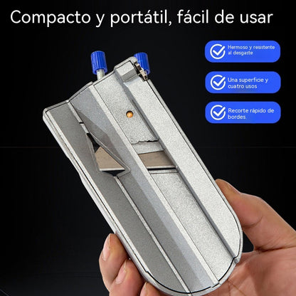 🧰Herramienta cortadora de ángulos 45° aleación aluminio para paneles yeso y madera