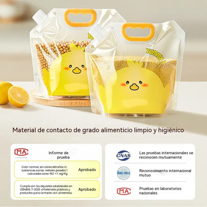 👍 ¡50% de descuento! Set de 6 piezas (con embudo)🥰 Bolsas multiusos para almacenar alimentos, a prueba de insectos y humedad.