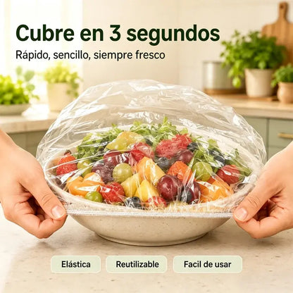 🔥(300 unidades)Solo 24 euros🍽️Funda de plástico antibacteriana extragrande y gruesa apta para uso alimentario