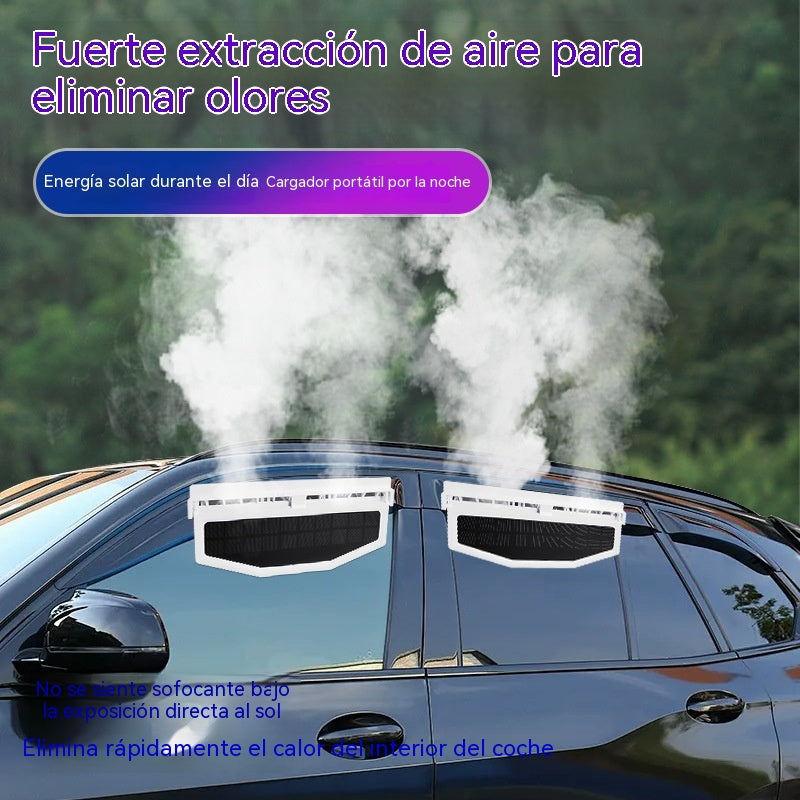 ☀️ Ventilador Solar de Alta Potencia – Aire Fresco Sin Gastar Electricidad