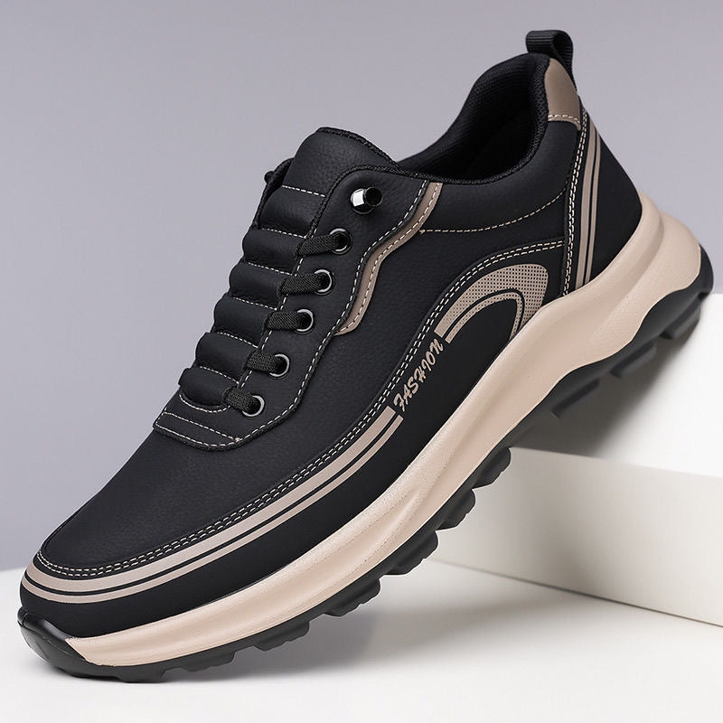 🔥【39-45】Zapatillas deportivas de piel resistentes al agua y a la suciedad con suelas suaves para una máxima comodidad.
