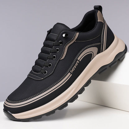 🔥【39-45】Zapatillas deportivas de piel resistentes al agua y a la suciedad con suelas suaves para una máxima comodidad.