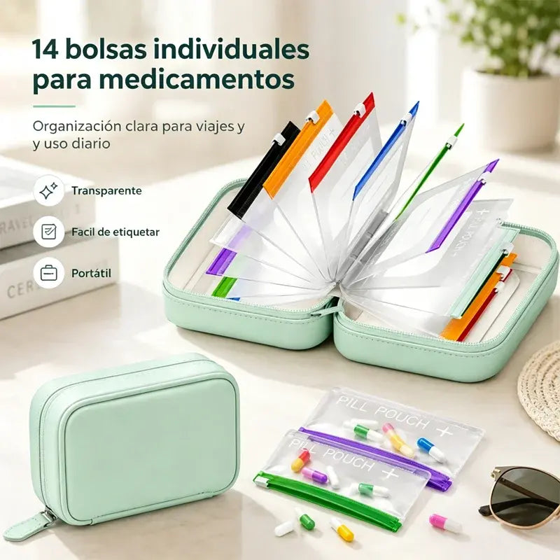 （Página 14）💊 Bolsa Impermeable para Medicamentos – Organizador Portátil para Medicinas y Accesorios, Ideal para Viajes, Hogar y Uso Diario