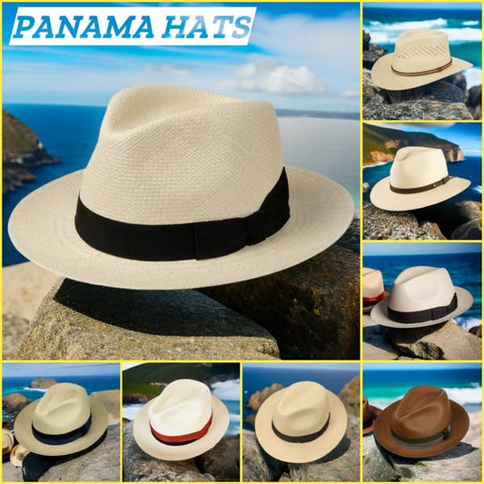 🌿Sombrero de paja panamá hecho a mano, disponible en todas las estaciones.