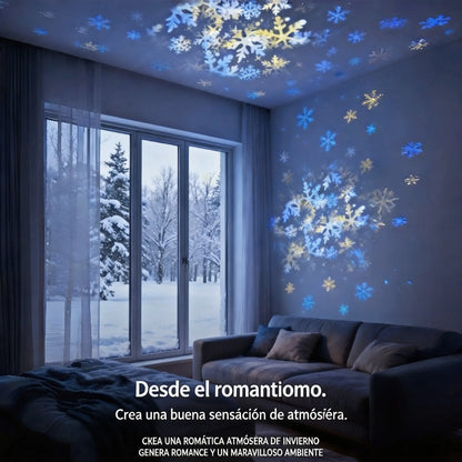 【50% de descuento】Lámpara proyector de cielo estrellado dinámico | Luz y sombra giratorias, creando una atmósfera de ensueño