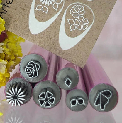 【6 piezas】 💅 Bolígrafo para sellos de uñas