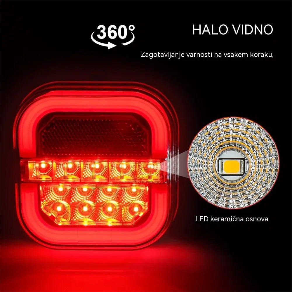 🚦【Univerzalne 12V/24V】🚦 LED luči za prikolico