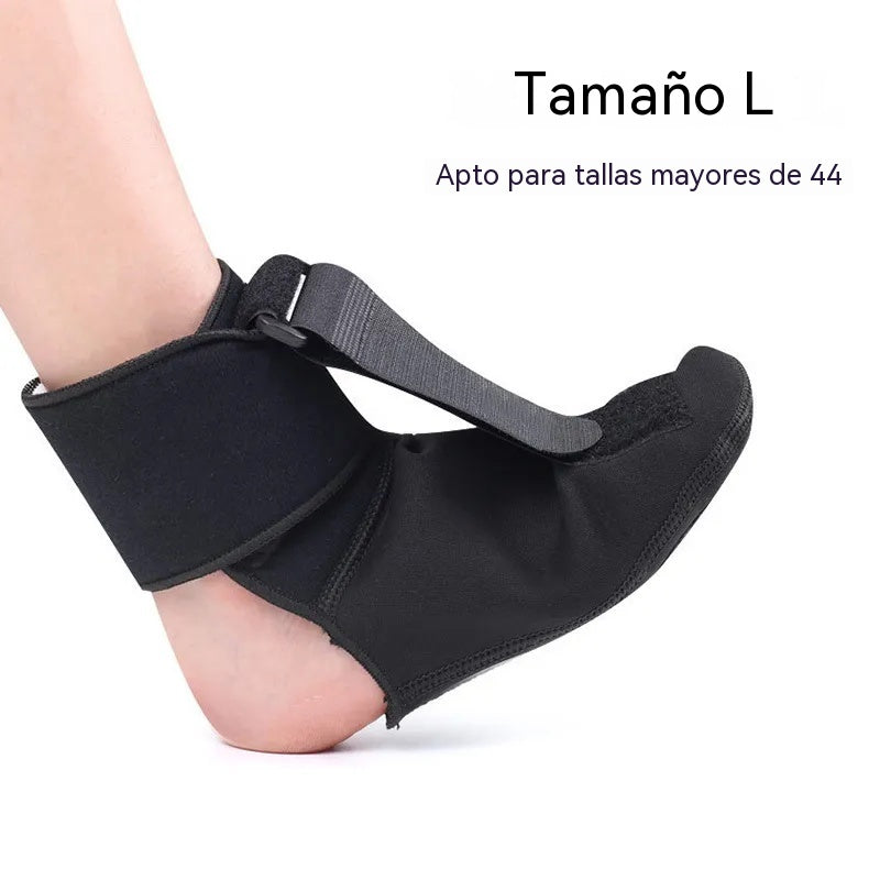 【2 unidades】Ortesis para pie caído y fascitis plantar – Soporte de tobillo ajustable, corrección de varo/valgo, banda de estiramiento y suela antideslizante.