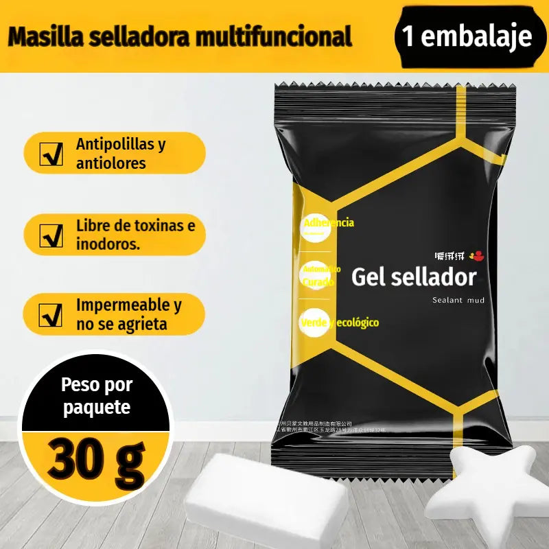 【10 piezas por 26€】🔧 Masilla Selladora Impermeable Blanca – Repara Agujeros de Aire Acondicionado, Paredes y Tuberías 💧🏠