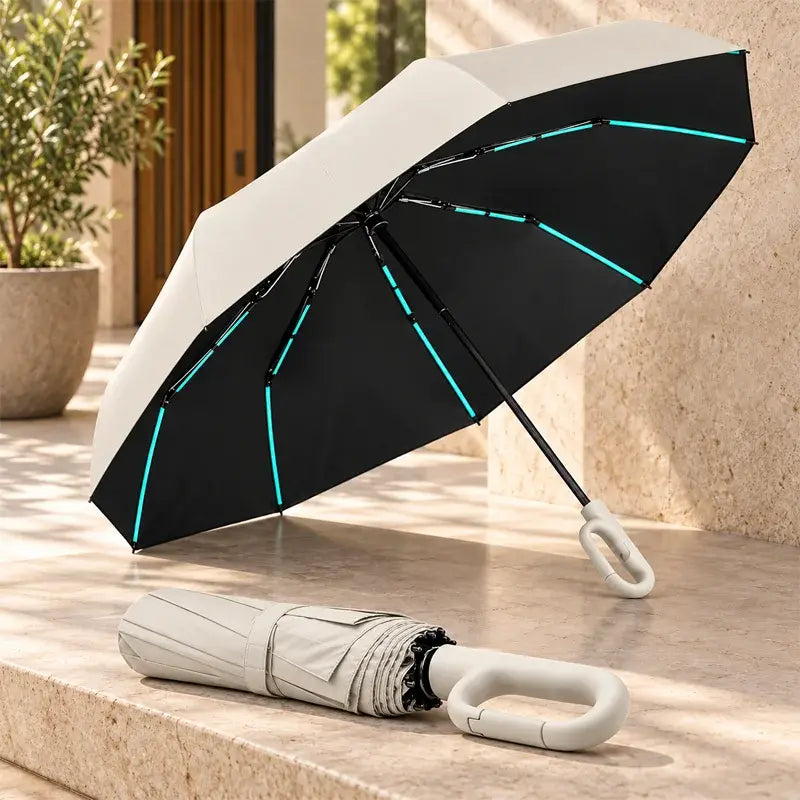 ☂️✨ Paraguas Automático Grande 2 en 1 | Paraguas para Lluvia y Sol con Protección UV y Diseño Elegante