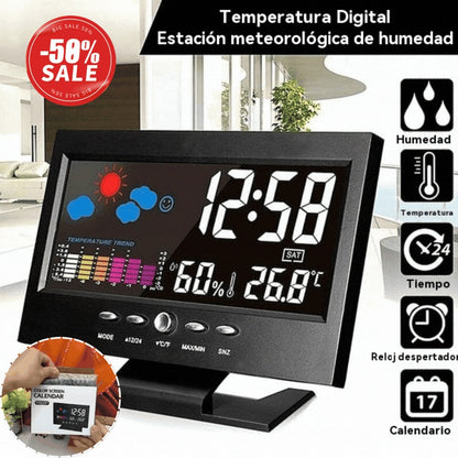 🎁Reloj meteorológico más vendido Reloj meteorológico 8082T