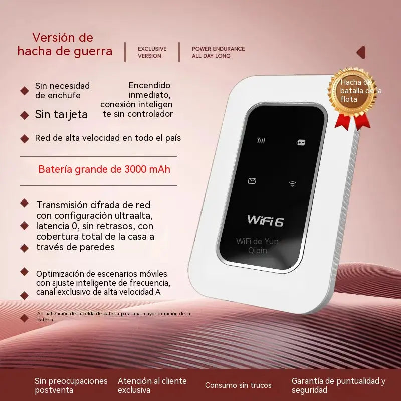 💻📶Un router Wi-Fi portátil que no requiere fuente de alimentación, perfecto para apartamentos de alquiler, residencias de estudiantes y excursiones al aire libre.